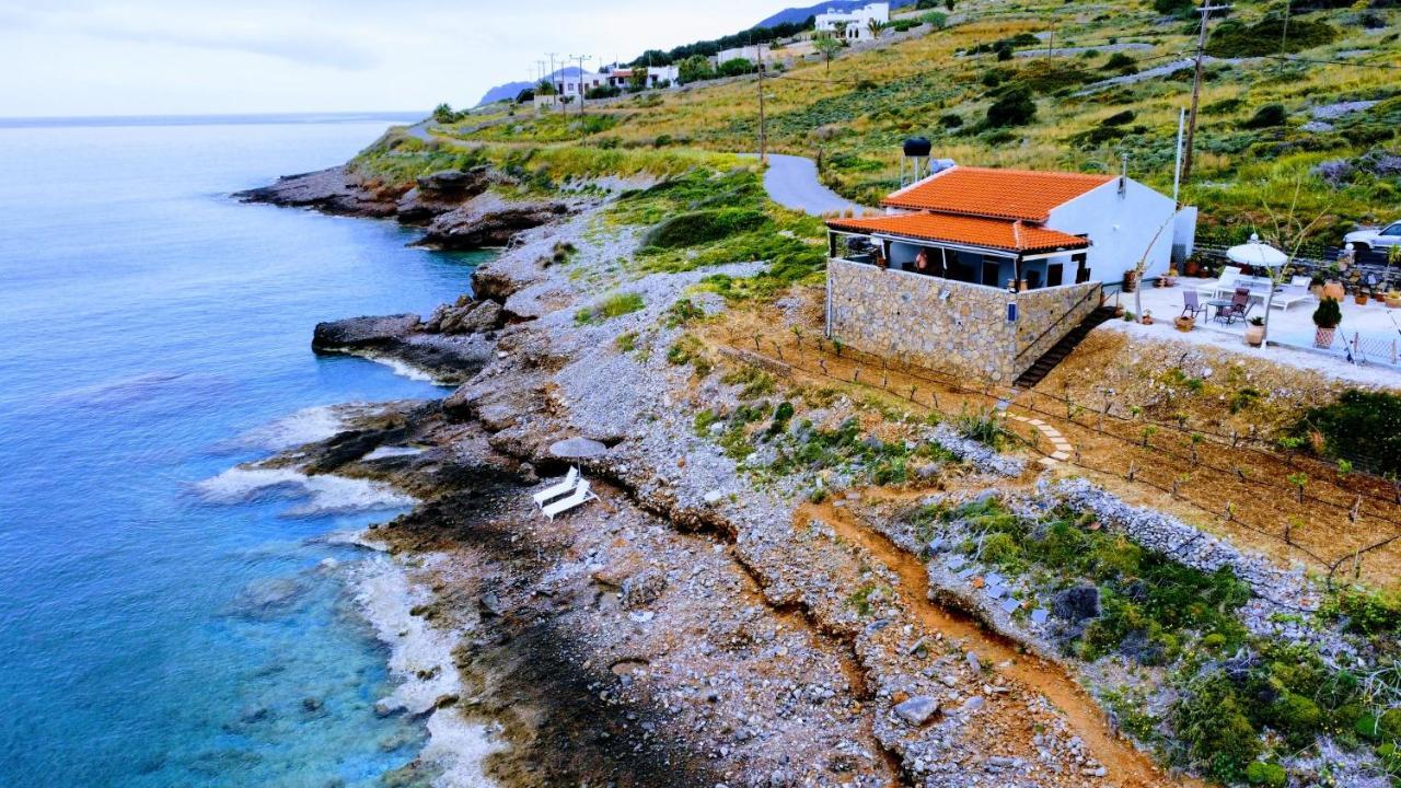 Tholos Alexandra'S Beachfront House Kavoúsion Esterno foto